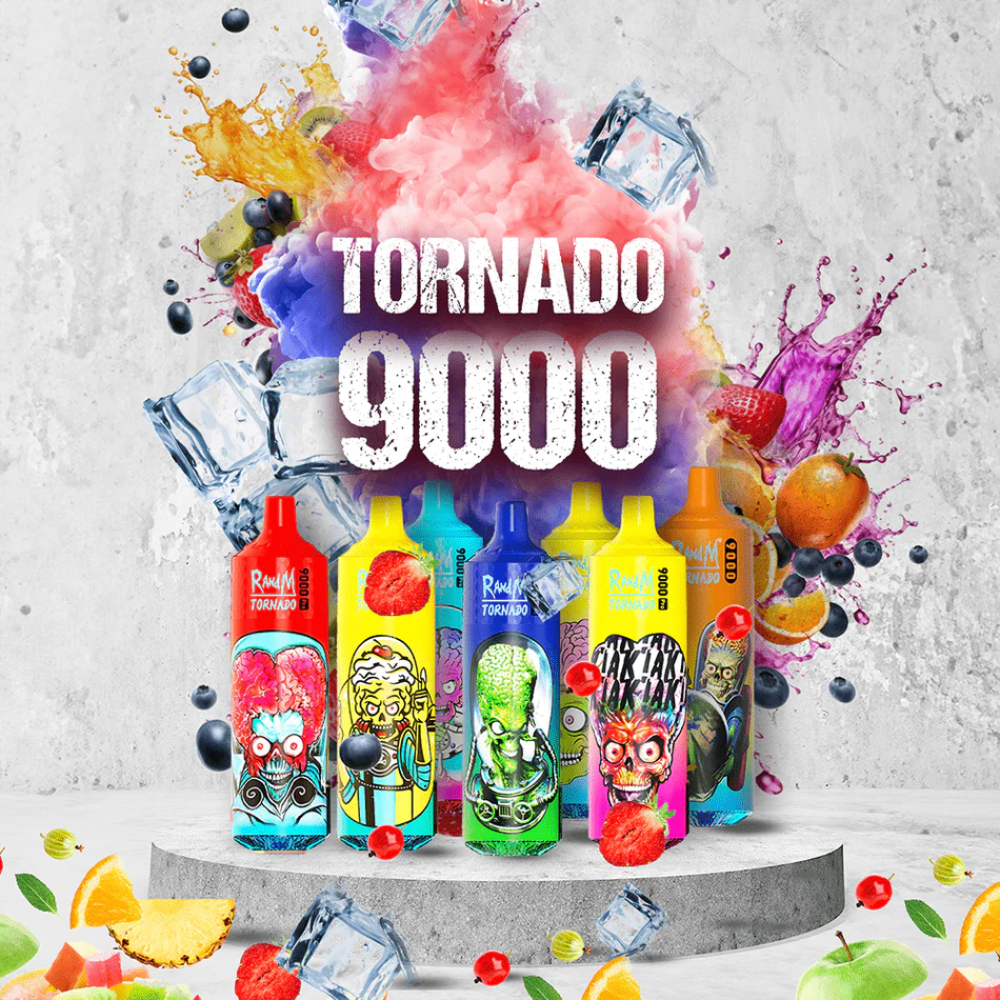 R & M Tornado 9000 Disposable Vape - 20mg