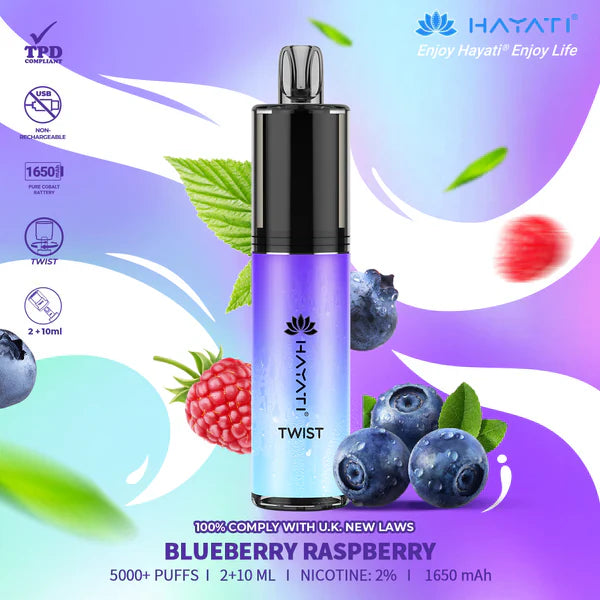 HAYATI TWIST 5000 Disposable Vape - 20mg