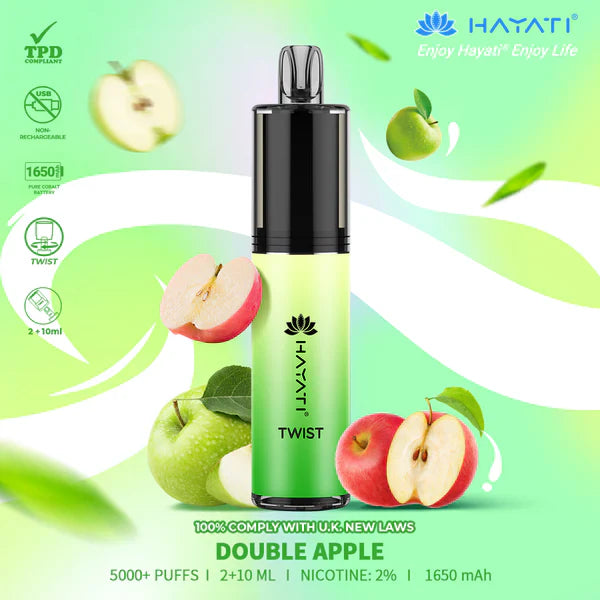 HAYATI TWIST 5000 Disposable Vape - 20mg