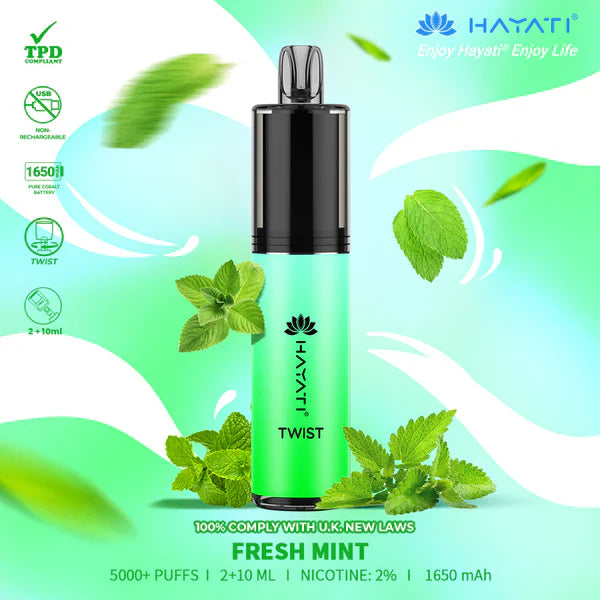 HAYATI TWIST 5000 Disposable Vape - 20mg