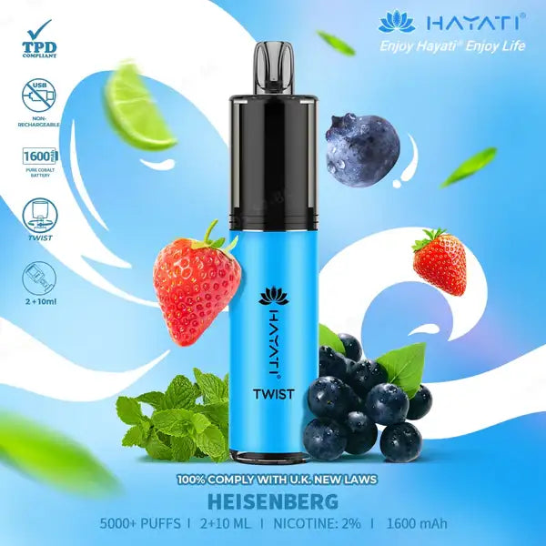 HAYATI TWIST 5000 Disposable Vape - 20mg