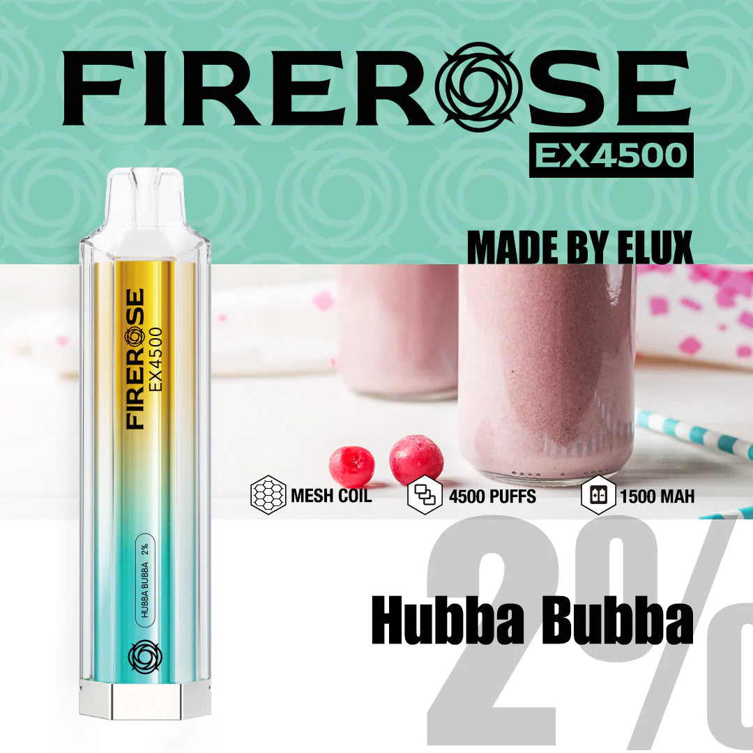 Elux FireRose Ex4500 Disposable Vape - 20mg