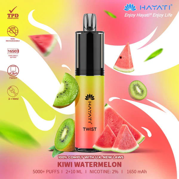 HAYATI TWIST 5000 Disposable Vape - 20mg