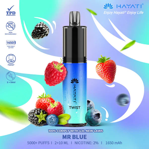 HAYATI TWIST 5000 Disposable Vape - 20mg