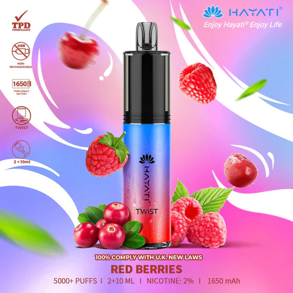 HAYATI TWIST 5000 Disposable Vape - 20mg