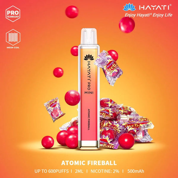 Hayati Pro Mini 600 Disposable Vape - 20mg