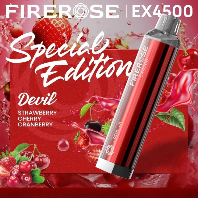 Elux FireRose Ex4500 Disposable Vape - 20mg