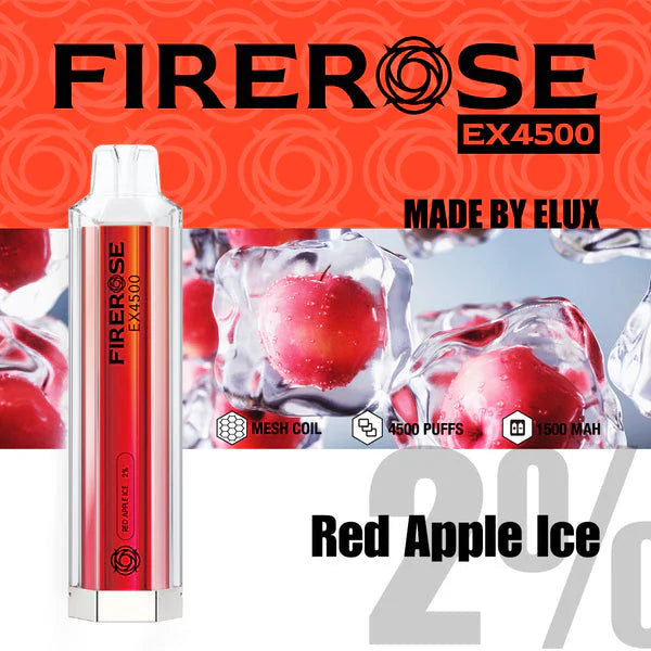 Elux FireRose Ex4500 Disposable Vape - 20mg