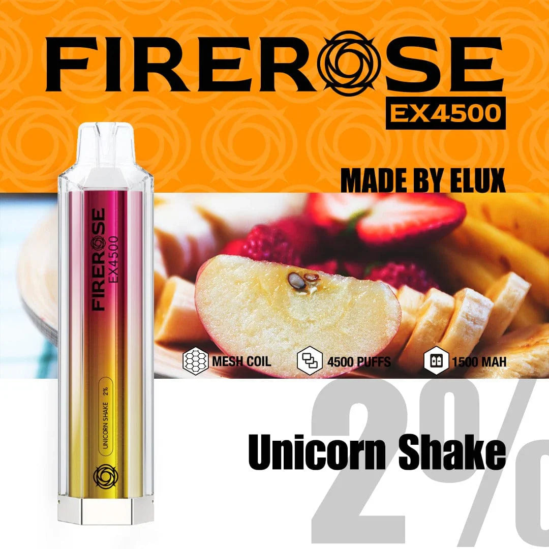 Elux FireRose Ex4500 Disposable Vape - 20mg